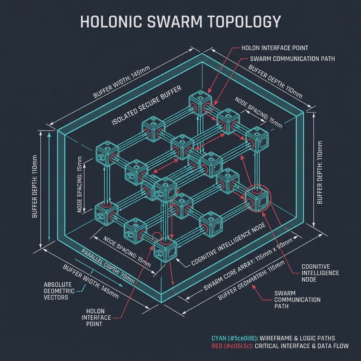 Holonic Swarm Coordination Topology